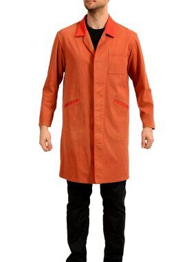 Scuderia Ferrari Men's Brick Red Trench Coat US M IT 50